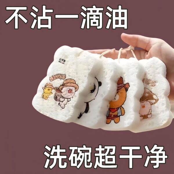 cartoon sponge dishcloth (03 pcs)
